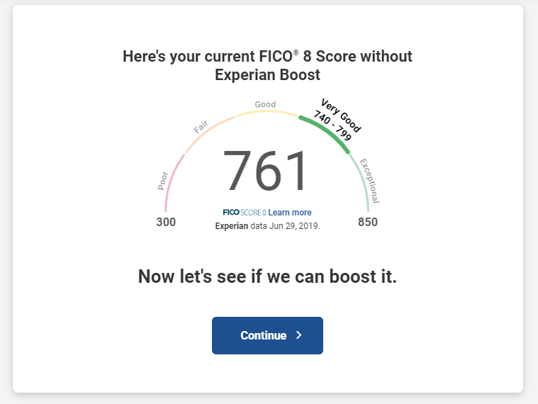 current_score Current Credit Score