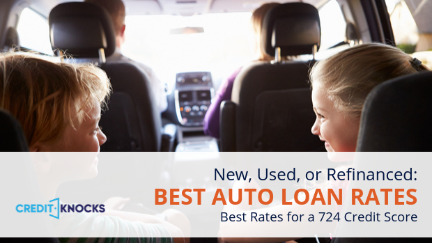 724 auto loan rate car loan interest rate with 724 credit score auto loan rate