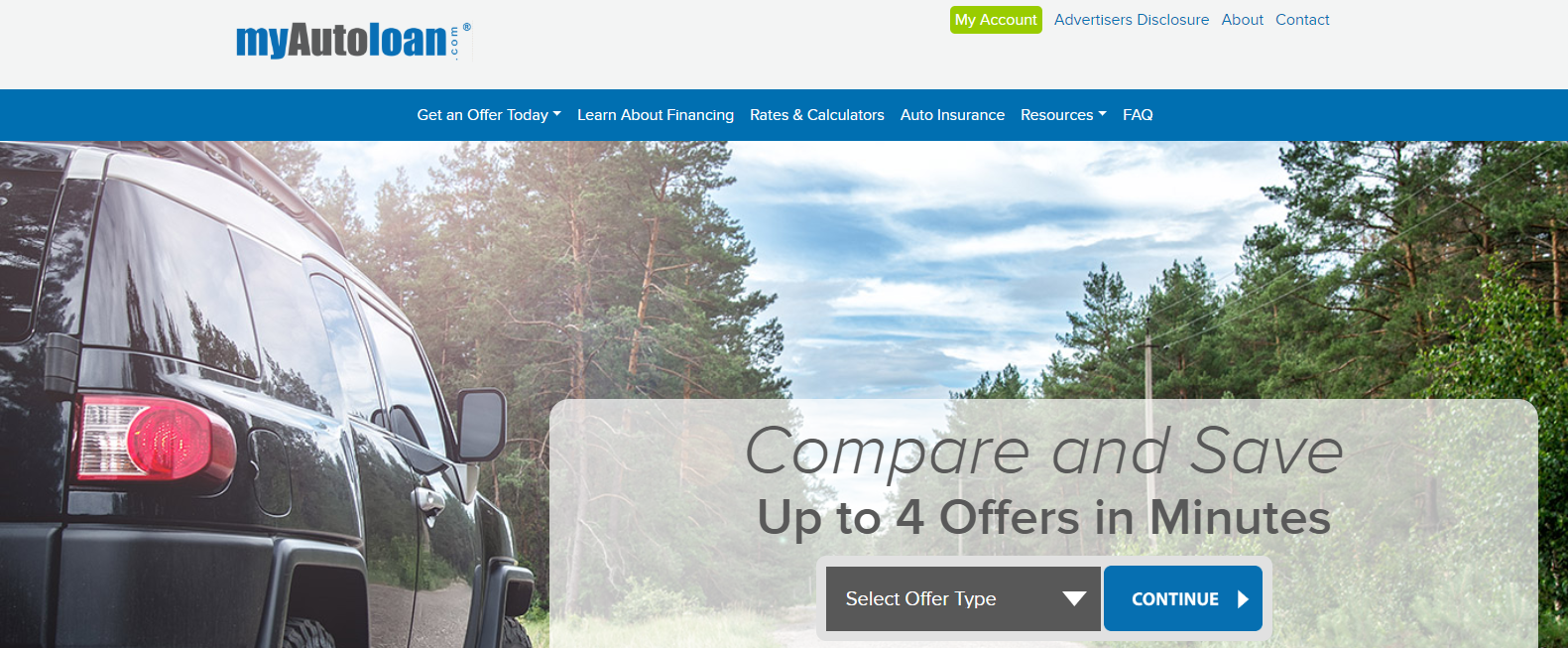 myAutoloan-homepage myAutoloan homepage