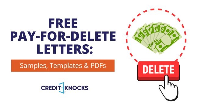 Pay For Delete Letter Template