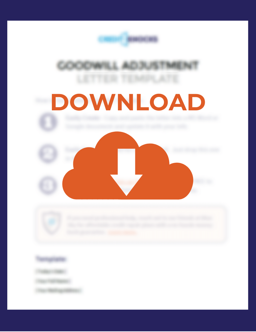 Free Goodwill Removal Letters Samples Templates PDFs