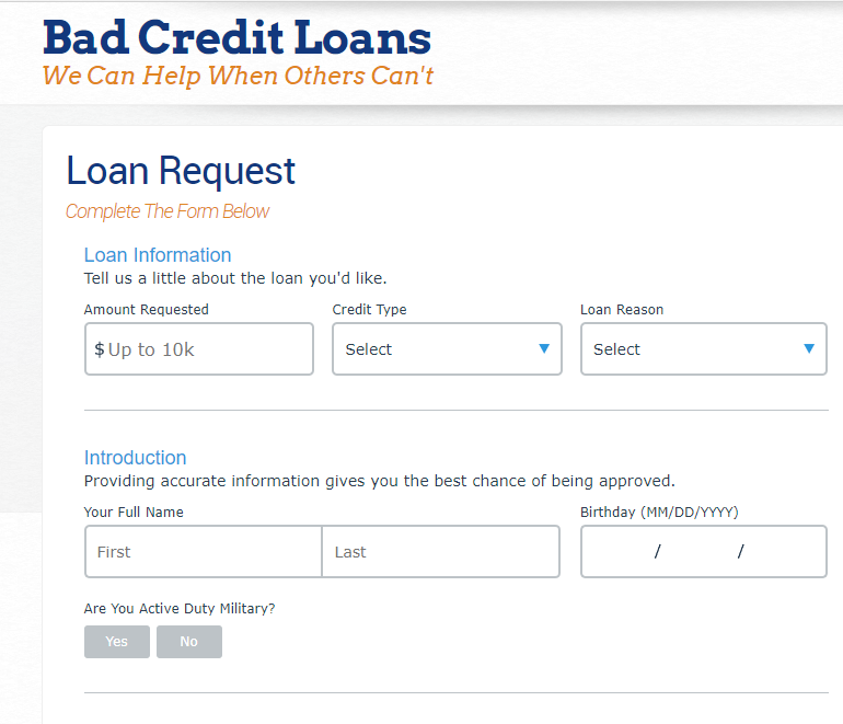 badcreditloans.com-loan-application badcreditloans.com-loan-application