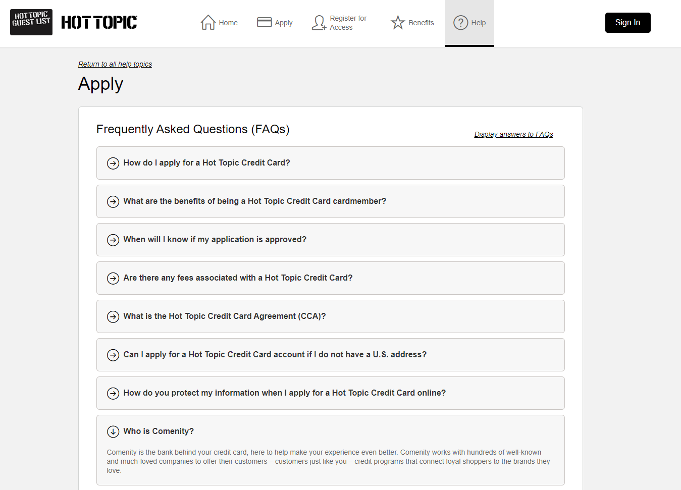 hot-topic-comenity-bank-faq comenity bank hot topic credit card, comenity hot topic card, hot topic comenity bank credit card