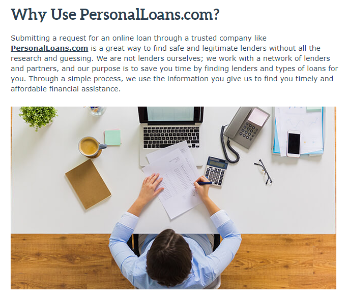 why use personalloans.com why use personalloans.com
