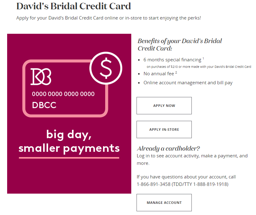david's bridal pay my bill