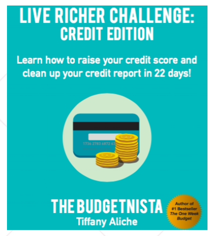 live richer challenge credit edition learn how to raise your credit score and clean up your credit report in 22 days